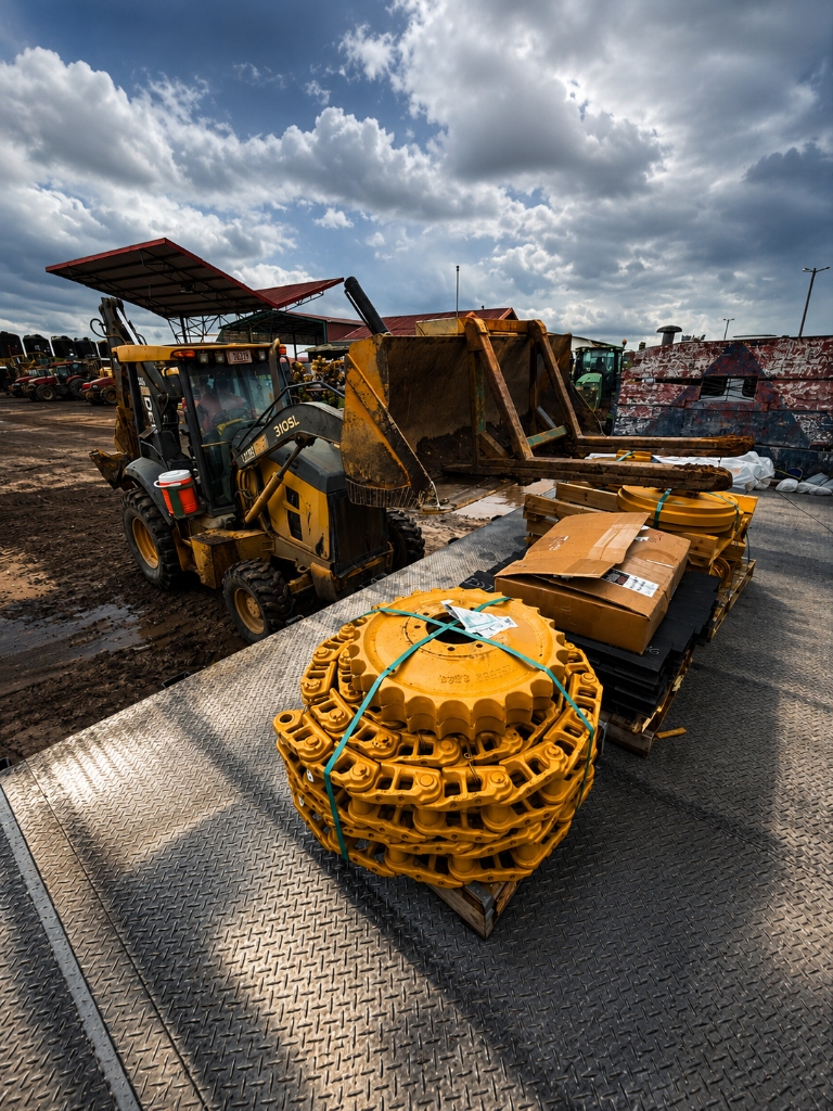 John Deere 450J bulldozer reemplazo elementos de rodaje